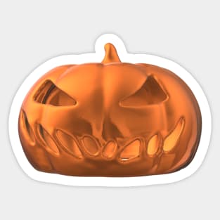 3D Jack o'lantern Sticker